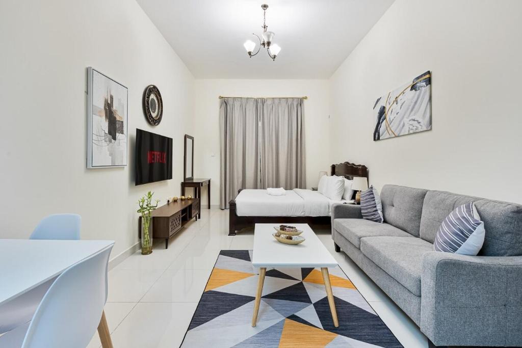 Dubai Sports City Apartment | Amazing Studio with Sauna, Gym and Pool