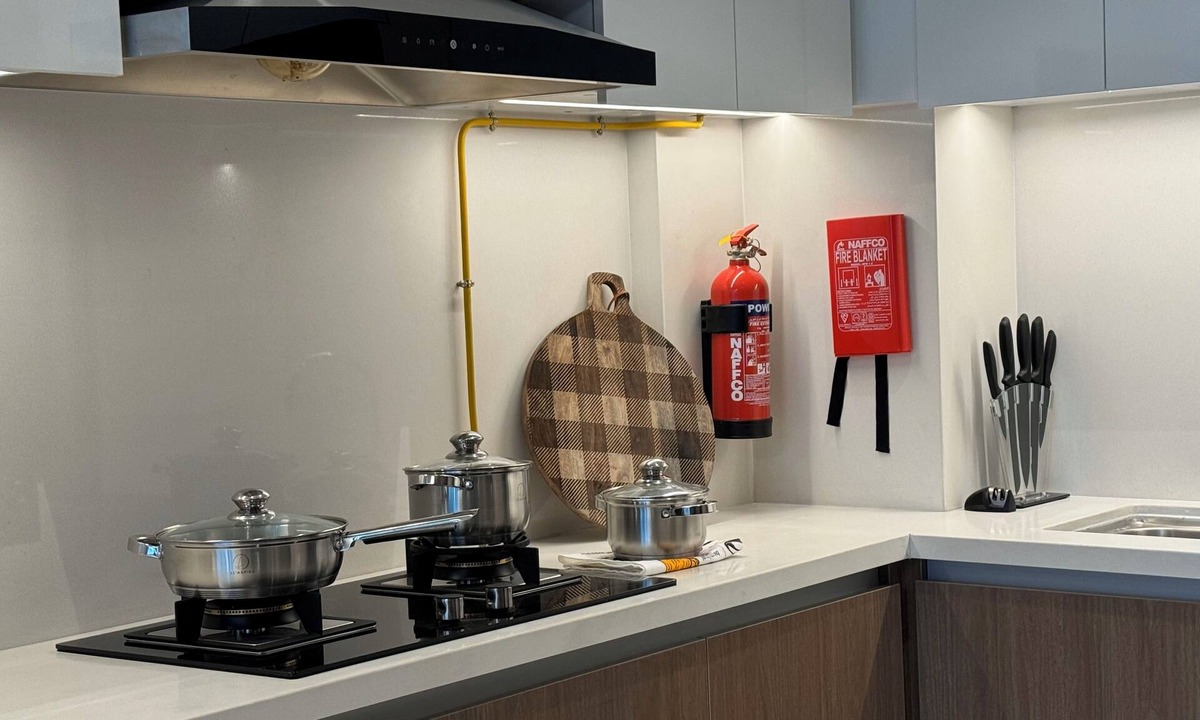 Dubai Apartment | Chic 1-bedroom with WiFi and fitness room in lovely West Furjan Dubai community