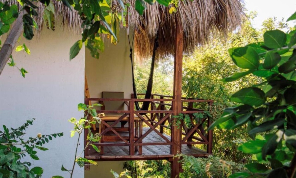 San Agustinillo House | Double room with balcony and sea view