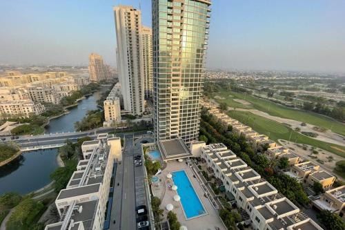 The Greens Apartment | Golf Tower Golf View 2BR at The Greens with CPL Massage Cpn