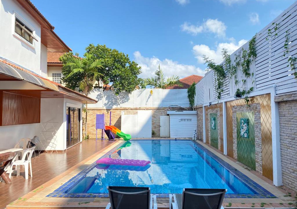 Na Kluea Villa | Jontiem beach 900m,5BR Villa,karaoke,BBQ,snooker