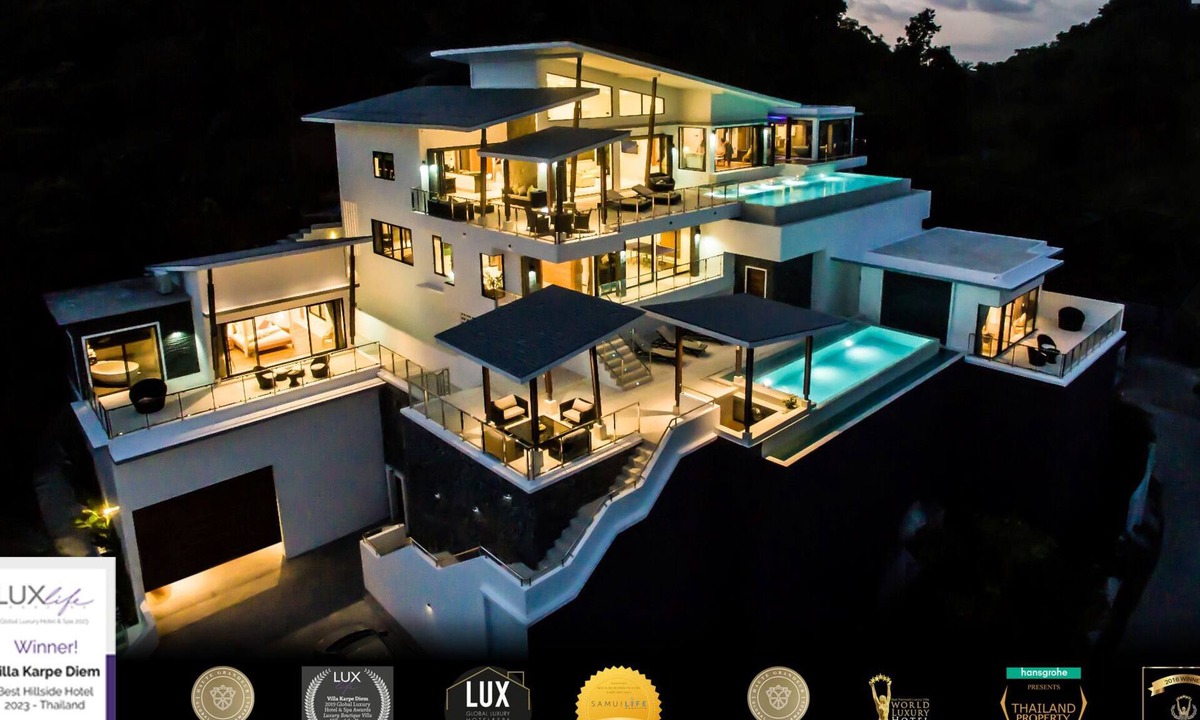 Lamai Villa | Karpe Diem: Twin Infinity Swimming Pools