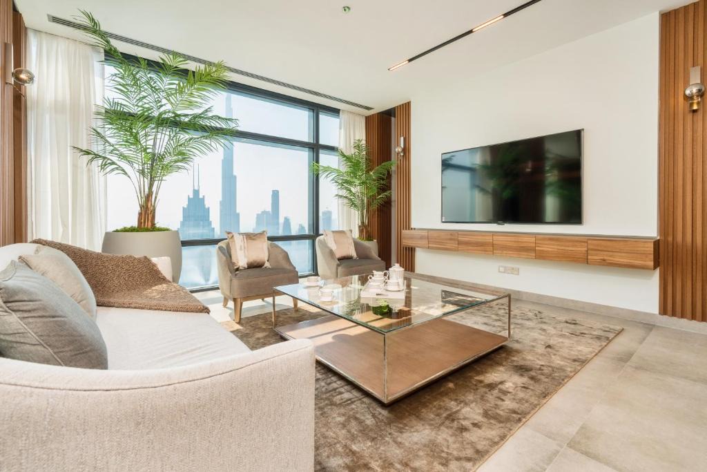 DIFC Apartment | Luxurious Burj Khalifa view Apt in Dubai DIFC