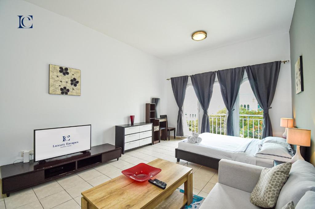 Discovery Gardens Apartment | Luxury Escapes - Tranquil Studio Near Furjan Metro - Relaxing Holiday Retreat