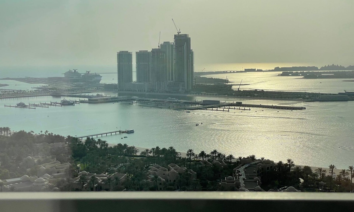 Dubai Media City Apartment | Palm & Harbor Views Luxury