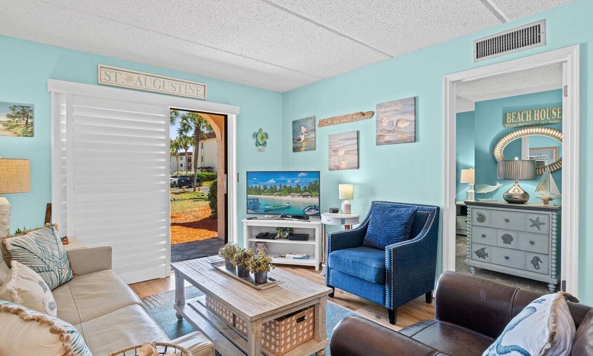 St. Augustine Beach Condo | Poolside 2BR Condo in Oceanfront Resort - Sleeps 6, Steps to Beach