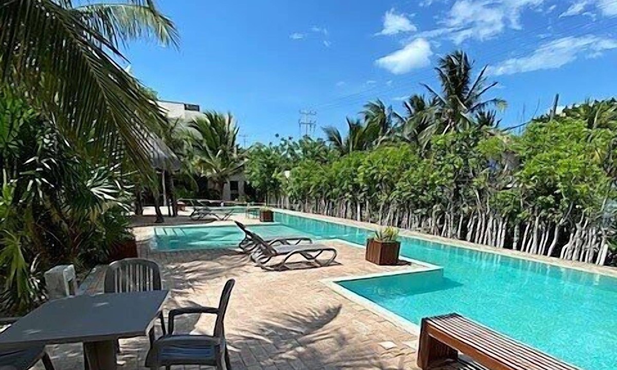 Merida Apartment | Progreso East, 1 block from Sea, with pool views