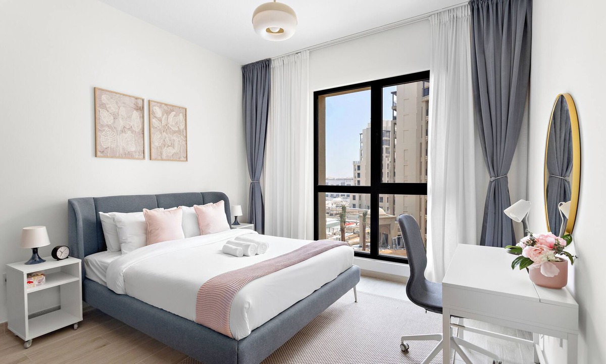 Umm Suqeim 3 Apartment | Serene 1BR APT with Gym, Pool & Kid's playground