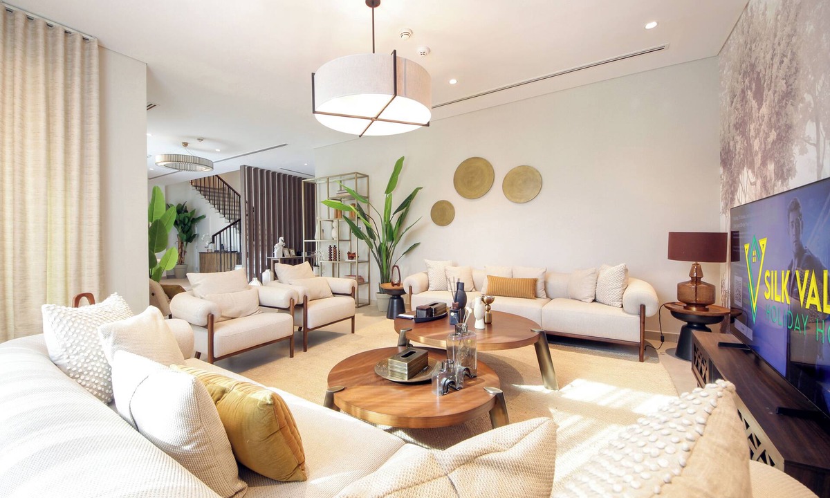 Al Samha Villa | Silk Valley - Modern 4B + maid's room with private swimming pool & beach access
