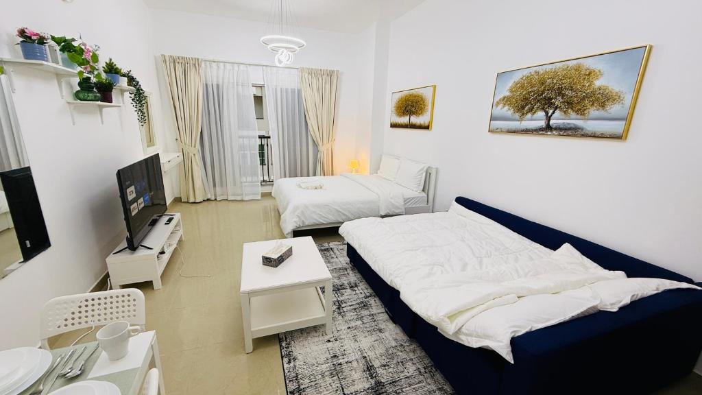 International City Apartment | Spacious Studio with balcony Trafalgar Central tower International city Dubai
