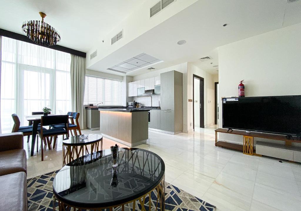 Business Bay Apartment | Spectacular 2BR- Burj Khalifa View-Business Bay