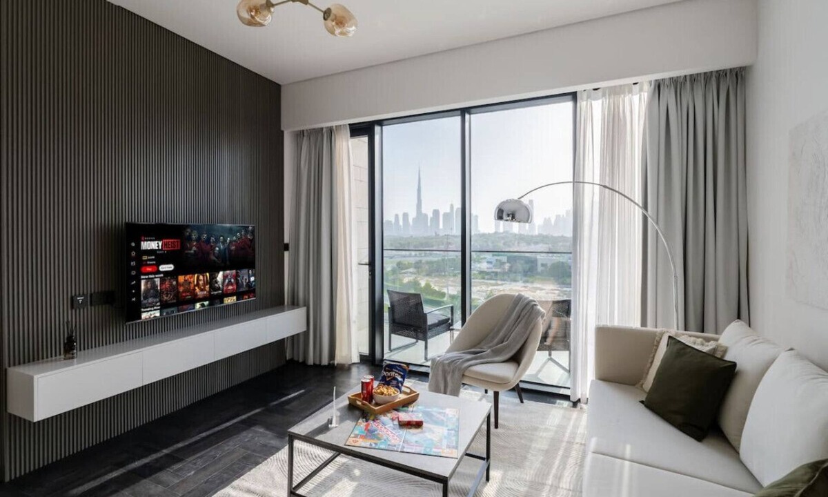Jadaf Apartment | Stylish 1BR with Dubai Skyline & Burj Khalifa View