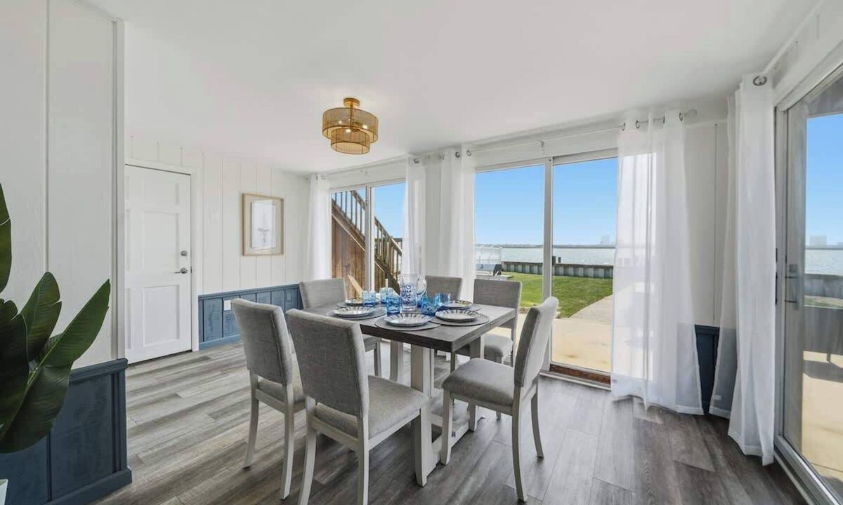 Brigantine House | Waterfront Views & Boat Dock, Spacious Home on Bay