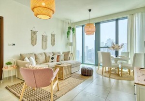 Boho-Chic Cosy 1BR, minutes to Burj Khalifa