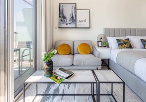 Bright and Modern Studio in JVC!