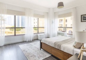 Bright and Stylish 1BR in JBR with Dubai Eye view!