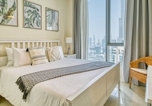 Cozy Penthouse With Burj Khalifa and Fountain View