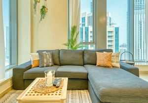 Cozy Penthouse With Burj Khalifa and Fountain View