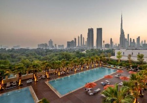 Silkhaus renovated studio with Burj Khalifa view in DIFC