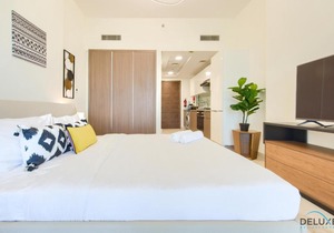 Spacious Studio Apartment in Azizi Aliyah, Dubai Healthcare City by Deluxe Holiday Homes