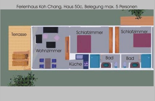 Klong Son House | 80 m² House ∙ 2 bedrooms ∙ 4 guests