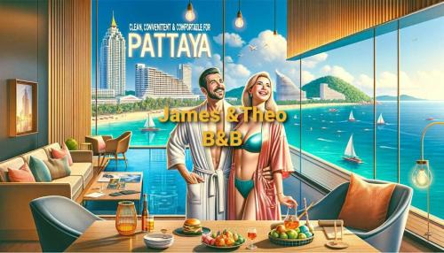 Pattaya Bay Apartment | BASE Central PATTAYA Quiet King-Bed with Infinity Pool & Free Netflix