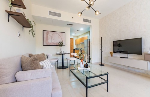 Jumeirah Village Apartment | City Views Studio Close to Attractions, Emirates Garden II Maple 2, JVC