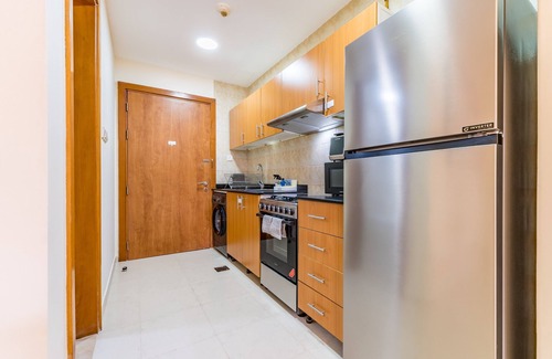 Jumeirah Village Apartment | City Views Studio Close to Attractions, Emirates Garden II Maple 2, JVC