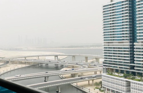Downtown Dubai Apartment | Damac Voleo , stunning canal view Studio apartment , High floor