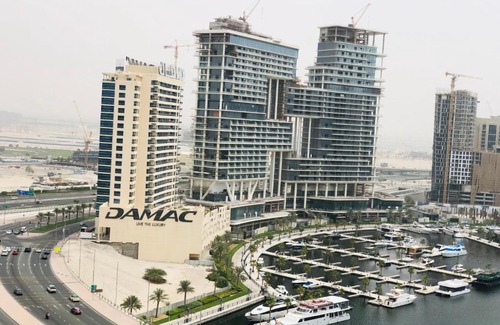 Downtown Dubai Apartment | Damac Voleo , stunning canal view Studio apartment , High floor