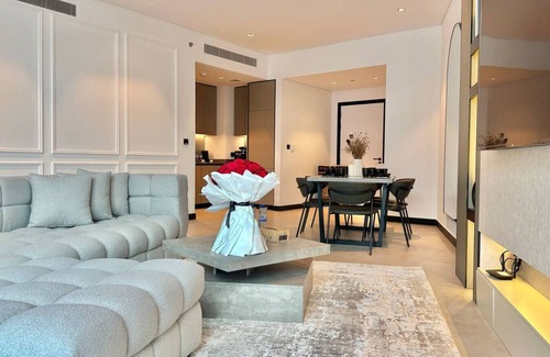 Business Bay Apartment | Elegant 2BR Apt in Business Bay w/Huge Balcony
