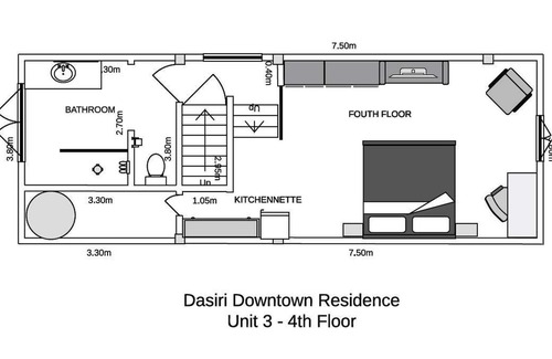 Khlong Toei Nuea Apartment | Fabulous Third Floor Apartment Dasiri Downtown Residence