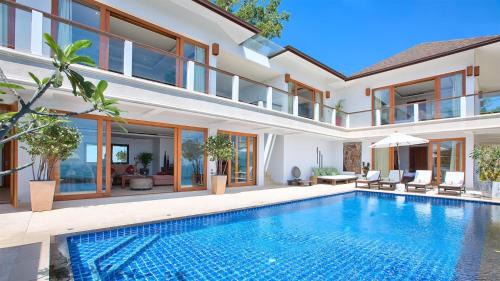 Bophut Hills Villa | Hillside Baan Lealay 4 Bedrooms Bophut Hill Amazing Sea Views
