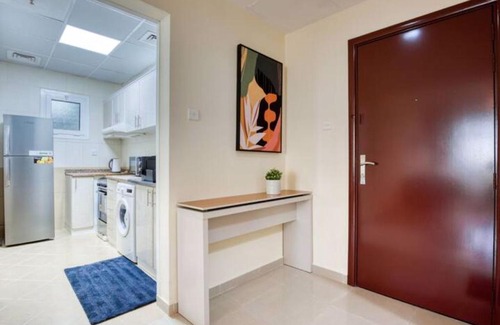 Dubai Apartment | Lake.City above the metro with fabulous view