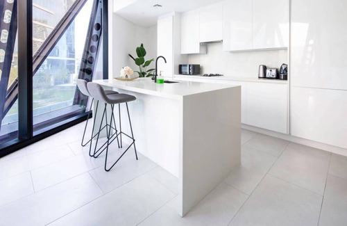 Downtown Dubai Apartment | Modern + Minimalist 1BR in Burj Khalifa Boulevard!