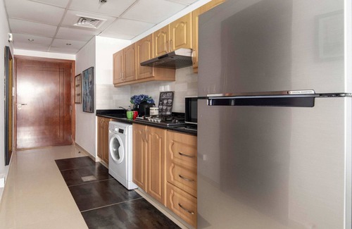Dubai Sports City Apartment | Spacious Sports City Studio w/Golf Course Views!