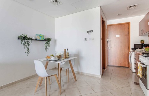 Dubai Production City Apartment | Stunning Modern Studio in The Crescent, IMPZ