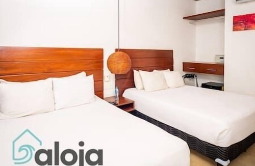 Venustiano Carranza Hostel | 103 - Suite with 2 queenbeds great roof top