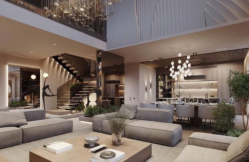 Deira Villa | 3-bedroom villa in marvelous Dubai with fitness room, AC, WiFi