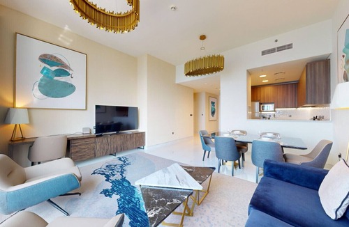 Dubai Media City Apartment | 3003 Avani Palm View - Bright Two Bedroom with Sea View
