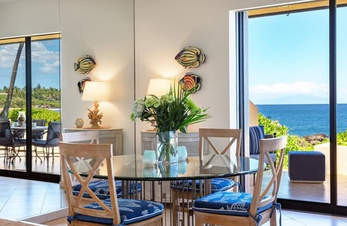 Wailea Condo | 3BD Oceanfront - Great for Families | Makena Surf F112