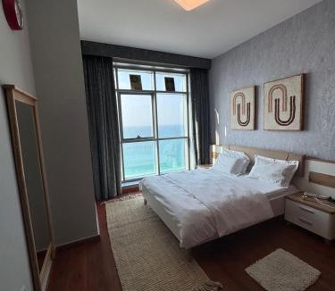 Rumailah Apartment | Blue Horizon Stays at Ajman Corniche