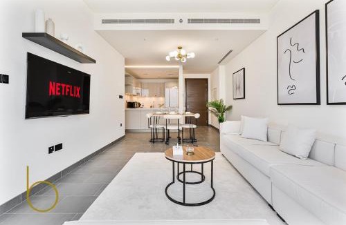 Nad Al Sheba Apartment | Bookable 2 Bed Crest Sobha Hartland with Balcony