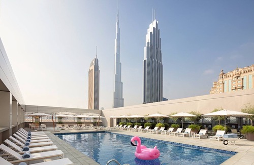 Al Sufouh 2 Apartment | Breezy 2 Bedroom Apartment at Media City with Private Plunge Pool