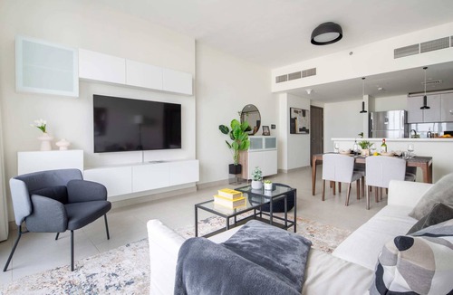 Bur Dubai Apartment | Bright 1BR w City Views Close to Metro Station!