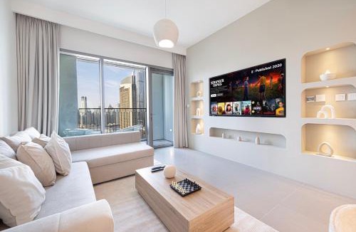 Za'abeel 2 Apartment | Burj Khalifa View, High Floor, Dubai Mall Access, Gym, Infinity-Pool, Playground, BBQ, Family Friendly