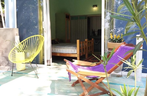 Brisas de Zicatela House | Casa Del Cielo - 1 Bdrm A/C King Suite with patios