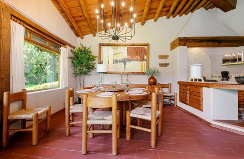 Valle de Bravo Villa | Casas Abi: A Riverside Sanctuary with Firepit in Avándaro