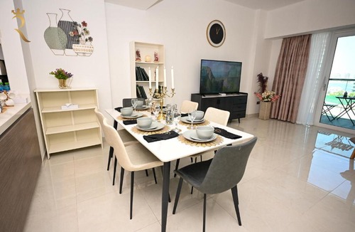 Al Raha Beach Apartment | Chic 2BR Apartment - Al Raha Luxe Comfort Retreat