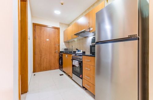 Jumeirah Village Apartment | City Views Studio Close to Attractions, Emirates Garden II Maple 2, JVC